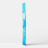 Blaue, weiße Marmorstruktur mit natürlichen Muster Case-Mate iPhone Hülle (Rückseite / Rechts)