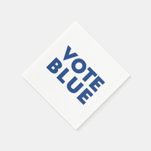 Blaue weiße Papierserviette (Ecke)