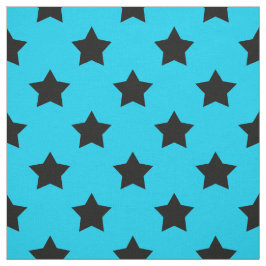 Blaue weiße Sterne Muster dekorative Textil Stoff