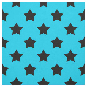 Blaue weiße Sterne Muster dekorative Textil Stoff
