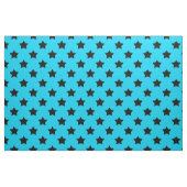 Blaue weiße Sterne Muster dekorative Textil Stoff (Fat Quarter (45,7 x 55,9 cm))