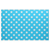 Blaue weiße Sterne Muster dekorative Textil Stoff (Fat Quarter (45,7 x 55,9 cm))