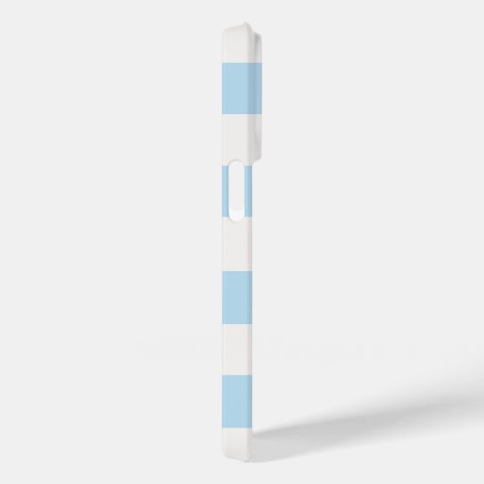 Blaue weiße Streifen drehte Flop Dekoration Sommer Case-Mate iPhone Hülle (Rückseite / Rechts)