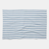 Blaue weiße Streifen Geschirrtuch (Horizontal)