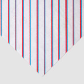 Blaue, weiße Streifen Retro Vintag Cool Seidenpapier (Detail)