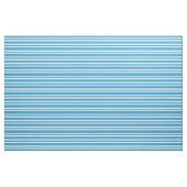 Blaue weiße Streifenmuster Stoff (Fat Quarter (45,7 x 55,9 cm))