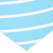 Blaue weiße Tablette mit Herz - Auswahl Farben Tischdecke (Schrägansicht)