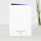 Blaue Weiße Taube, Weltfrieden Weihnachten (Rückseite)