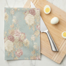 Blaue weiße und rosa florale shabby chic Blumen