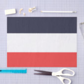 Blaue, weiße und rote Streifen Streifen Streifen S Seidenpapier (Handwerk)