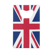 Blaue Weiße und Rote Union Jack Geldbeutel Flaschenöffner (Rückseite)