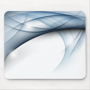 Blaue-Weiße Wellen-Mauspad Mousepad