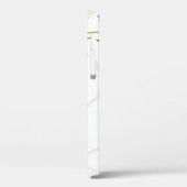 Blaue Weißvögel Personalisiert Case-Mate iPhone Hülle (Rückseite / Links)