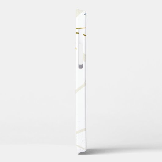 Blaue Weißvögel Personalisiert Case-Mate iPhone Hülle (Rückseite / Links)