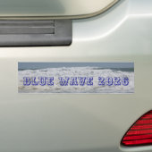 Blaue Welle 2026 Autoaufkleber (Auf Auto)