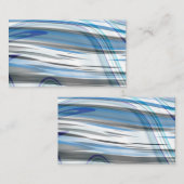 Blaue Welle 3 Visitenkarte (Vorne/Hinten)