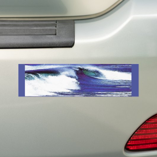 Blaue Welle Autoaufkleber (Auf Auto)