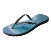 Blaue Welle Badesandalen (Schrägansicht)