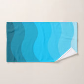 Blaue Welle Badhandtuch Set (Handtuch)
