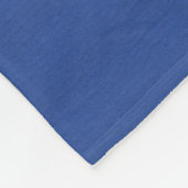 Blaue Welle Fleecedecke (Ecke)