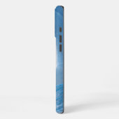 Blaue Welle iPhone Hülle (Linke Seite)