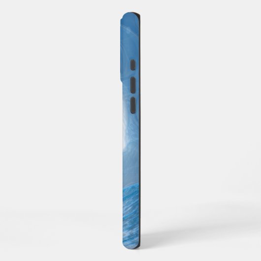 Blaue Welle iPhone Hülle (Linke Seite)