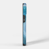 Blaue Welle iPhone Hülle (Rechte Seite)