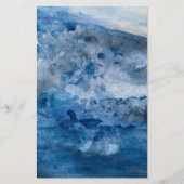 Blaue Welle Karte (Vorderseite)