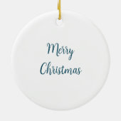 Blaue Welle Keramik Ornament (Hinten)