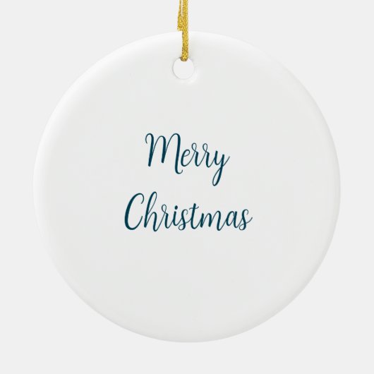 Blaue Welle Keramik Ornament (Hinten)