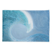 Blaue Welle Kissenbezug (Rückseite)