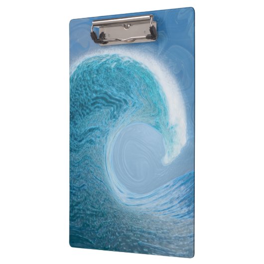 Blaue Welle Klemmbrett (Links)