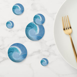 Blaue Welle Konfetti