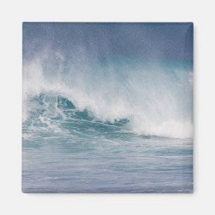 Blaue Welle kracht, Maui, Hawaii, USA 3 Magnet