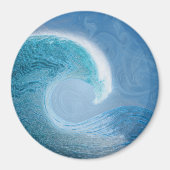 Blaue Welle Magnet (Vorne)