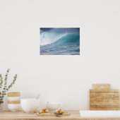 Blaue Welle, Maui, Hawaii, USA 2 Poster (Küche)