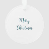 Blaue Welle mit Wellen des Wandels Ornament (Rückseite)