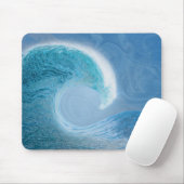 Blaue Welle Mousepad (Mit Mouse)