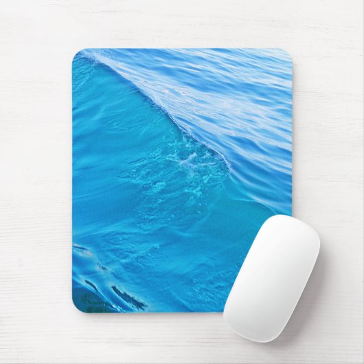 Blaue Welle Mousepad (Mit Mouse)