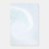 Blaue Welle Post-it Klebezettel (Vorderseite)