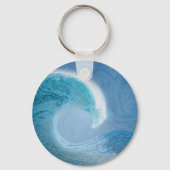 Blaue Welle Schlüsselanhänger (Vorderseite)