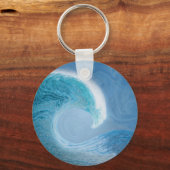 Blaue Welle Schlüsselanhänger (Rückseite)