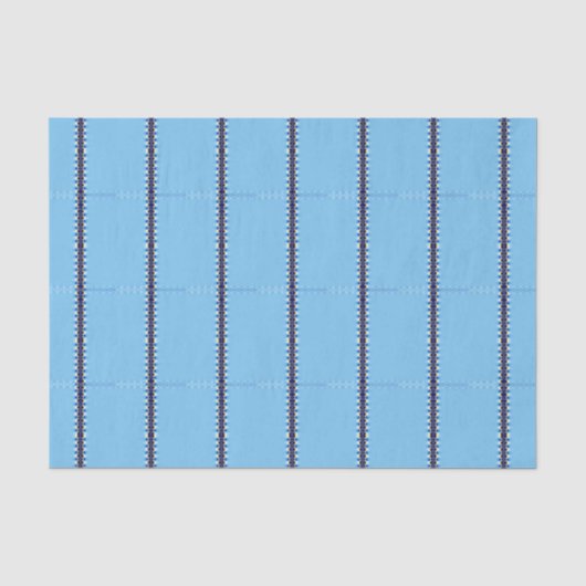 Blaue Welle Seidenpapier (Vorderseite)