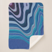 Blaue Welle Sherpadecke (Vorderseite)
