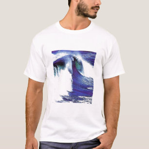 Blaue Welle T-Shirt