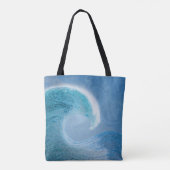 Blaue Welle Tasche (Rückseite)