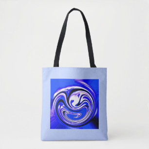 Blaue Welle Tasche