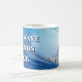 Blaue Welle Wahl 2026 Kaffeetasse (Mittel)
