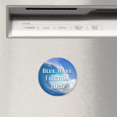 Blaue Welle Wahl 2026 Magnet (In Situ (Geschirrspüler))
