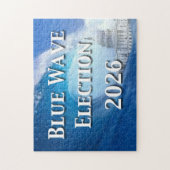 Blaue Welle Wahl 2026 Puzzle (Vertikal)